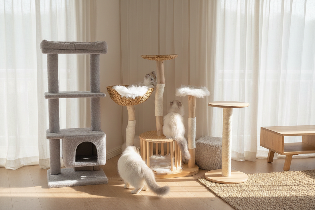 Rattan vs Sisal vs Plush Cat Trees: Which Material Is Best for Your Cat?