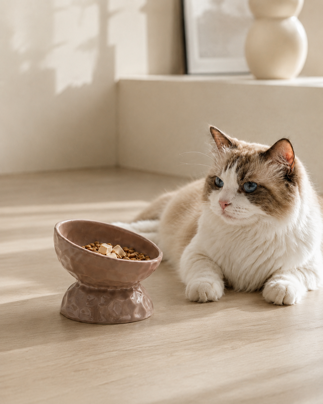 AuraFeed 15° Tilted Cat Bowl