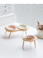 Taro Cat Bowl Stand