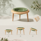 Taro Cat Bowl Stand