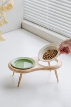 Taro Cat Bowl Stand