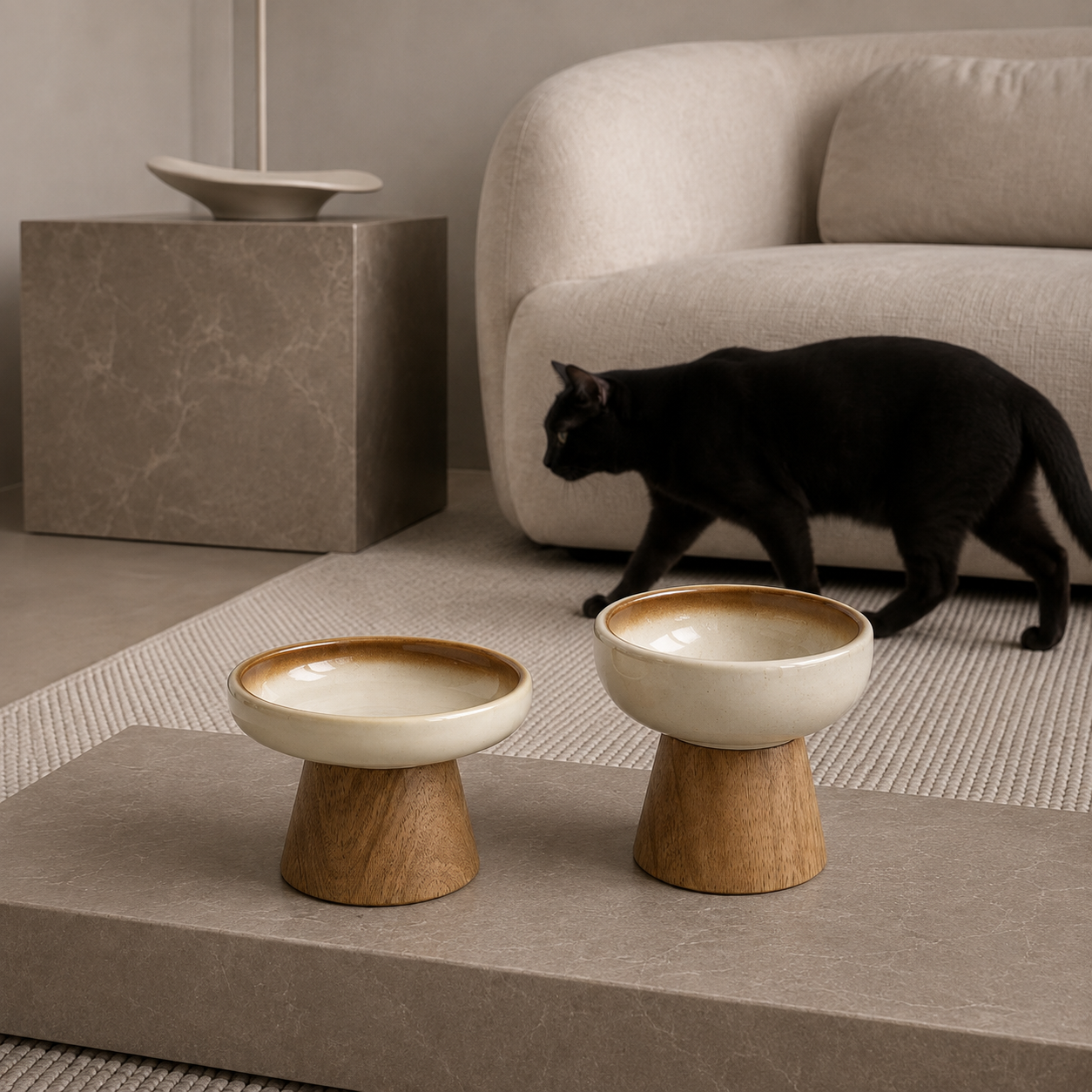 Oakstone Elevated Cat Bowl